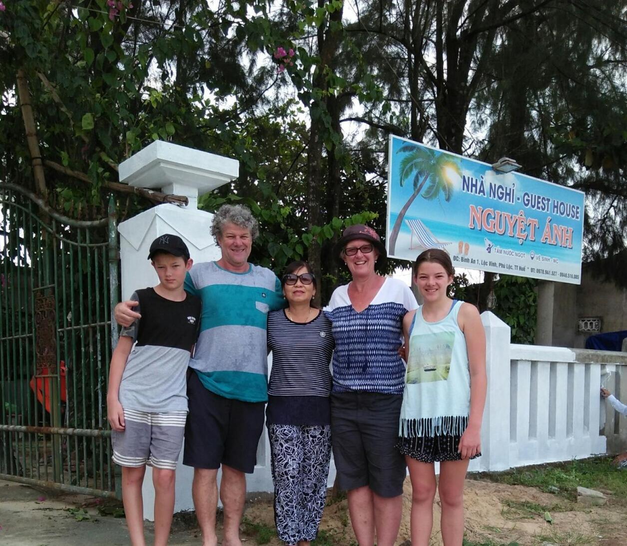 Nguyet Anh Guesthouse Lang Co Eksteriør billede